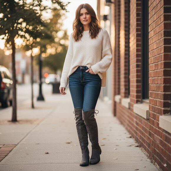 Circus by Sam Edelman Princeton Over the Knee Boots Size 7.5 New in Box - Picture 1 of 6